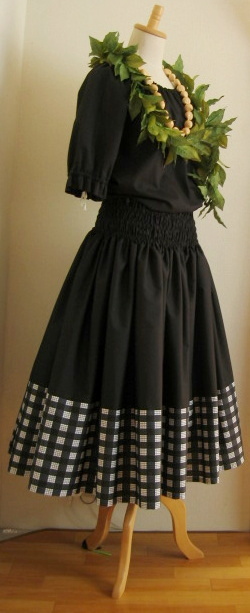 フラダンス用パウスカート Handmade with Aloha